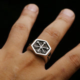 Load image into Gallery viewer, Viking Personality Arrow Men Simple Stainless Steel Ring Jewelry